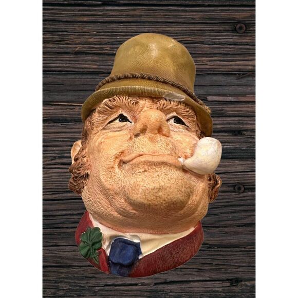 Vintage Bossons Chalkware Paddy Wall Head - Picture 5 of 6
